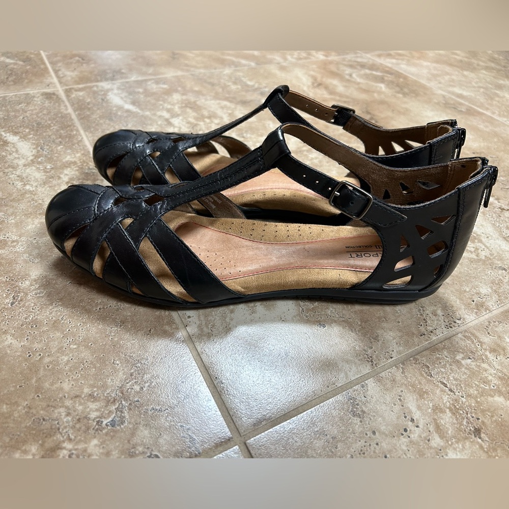 Cobb Hill T-Strap shoes.